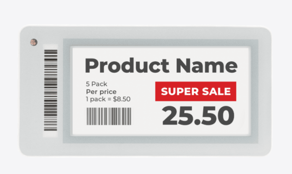 electronic price tag